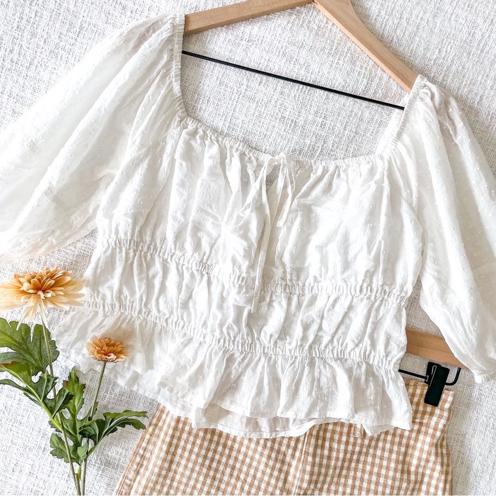 Able smocked top.